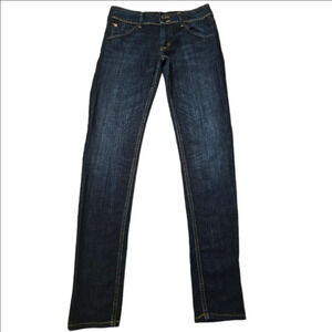 Hudson Dark Wash Collin Skinny Backflap Pocket Jeans Size 27
